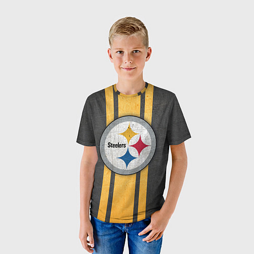 Детская футболка Pittsburgh Steelers / 3D-принт – фото 3