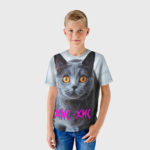 Детская футболка Кис-Кис / 3D-принт – фото 3