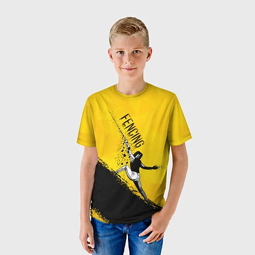 Детская футболка Fencing / 3D-принт – фото 3