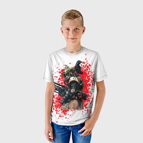 Детская футболка Bloodhound 3D White / 3D-принт – фото 3