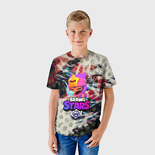 Детская футболка BRAWL STARS СЭНДИ / 3D-принт – фото 3