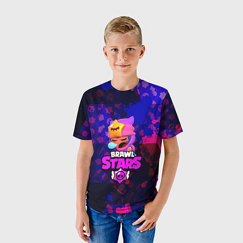 Детская футболка BRAWL STARS:СЭНДИ / 3D-принт – фото 3