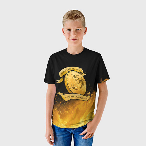 Детская футболка Ведьмак / 3D-принт – фото 3