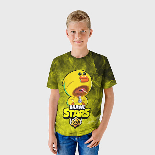 Детская футболка Brawl Stars SALLY LEON / 3D-принт – фото 3