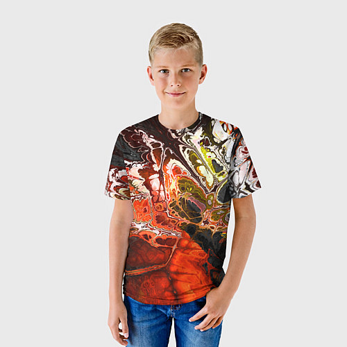 Детская футболка Nu abstracts art / 3D-принт – фото 3