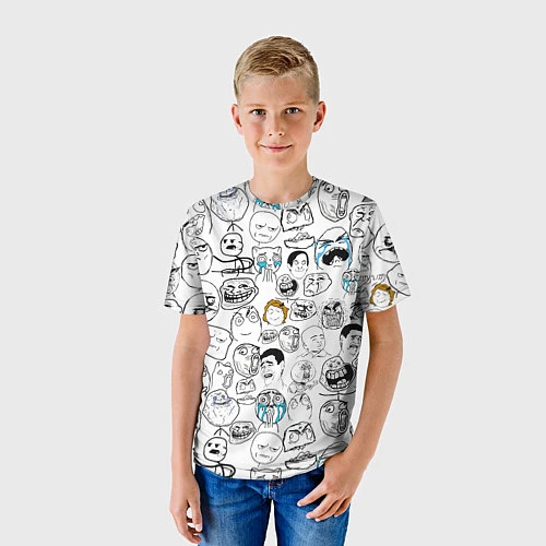 Детская футболка МЕМЫ / 3D-принт – фото 3