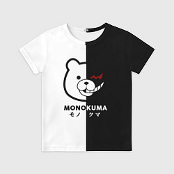 Футболка детская Monokuma, цвет: 3D-принт
