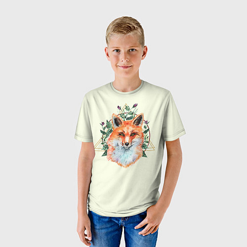 Детская футболка Лиса / 3D-принт – фото 3