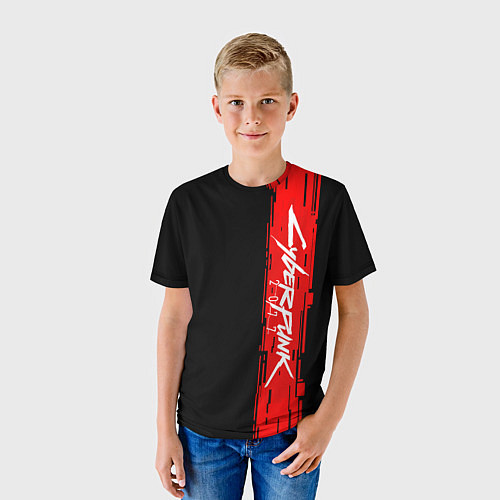 Детская футболка CYBERPUNK 2077 / 3D-принт – фото 3