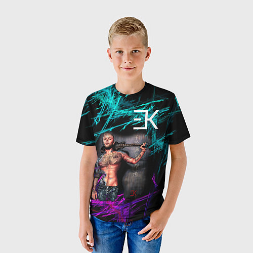 Детская футболка Егор Крид / 3D-принт – фото 3