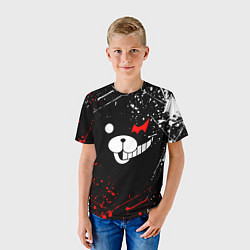 Футболка детская MONOKUMA, цвет: 3D-принт — фото 2