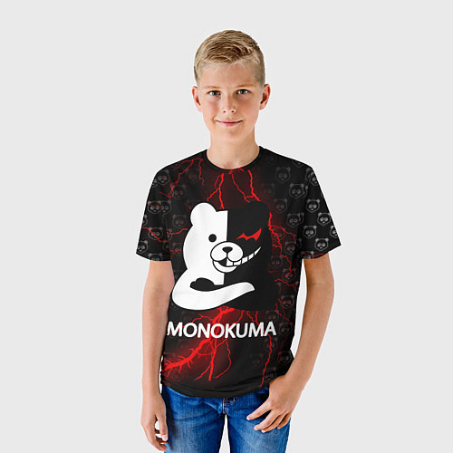 Детская футболка MONOKUMA / 3D-принт – фото 3