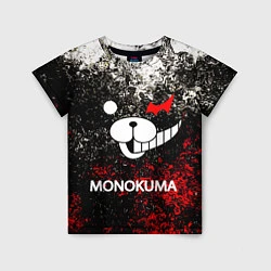 Футболка детская MONOKUMA, цвет: 3D-принт