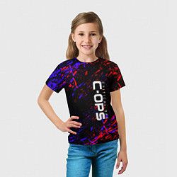 Футболка детская Critical Ops, цвет: 3D-принт — фото 2