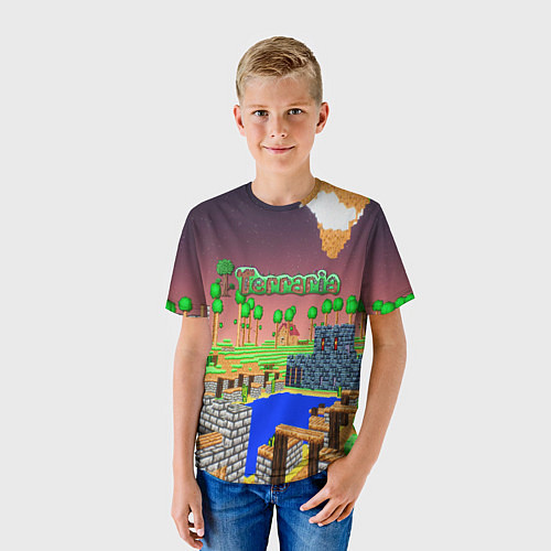 Детская футболка Terraria / 3D-принт – фото 3
