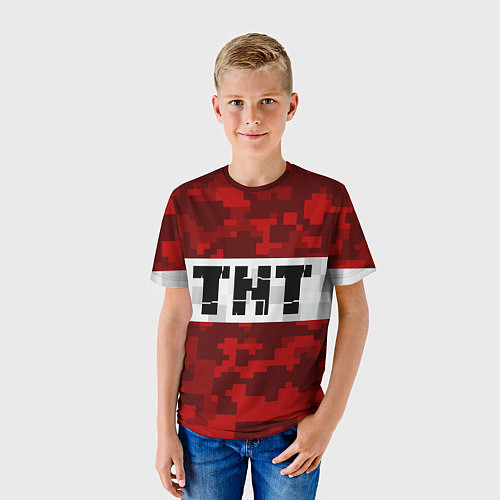 Детская футболка MINECRAFT TNT / 3D-принт – фото 3