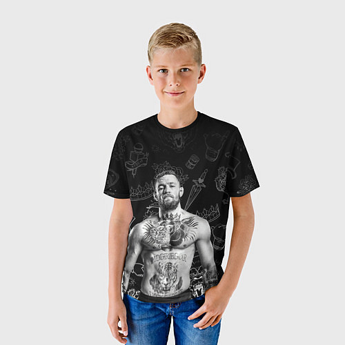 Детская футболка CONOR McGREGOR / 3D-принт – фото 3