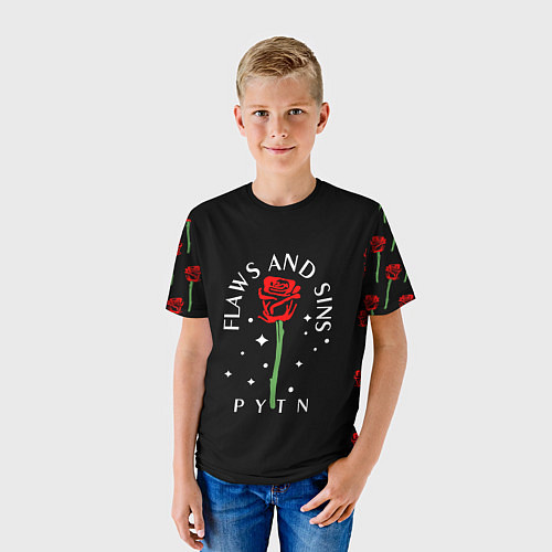 Детская футболка Payton Moormeier: Flaws & Sins / 3D-принт – фото 3