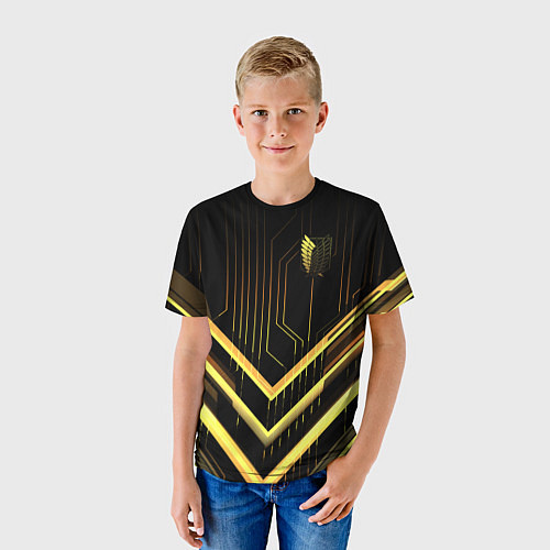 Детская футболка Атака Титанов / 3D-принт – фото 3