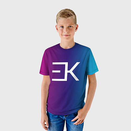 Детская футболка ЕГОР КРИД / 3D-принт – фото 3