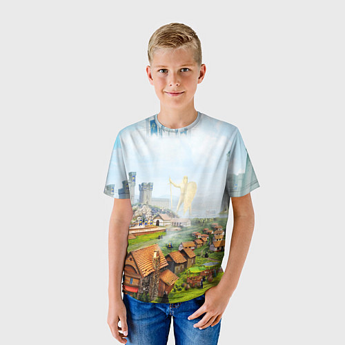 Детская футболка ГЕРОИ МЕЧА И МАГИИ / 3D-принт – фото 3