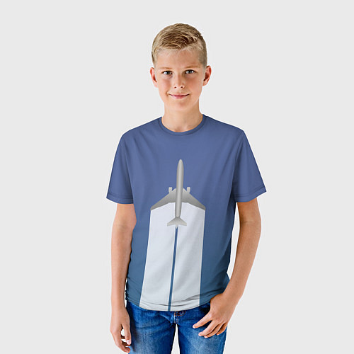 Детская футболка Человек летающий / 3D-принт – фото 3