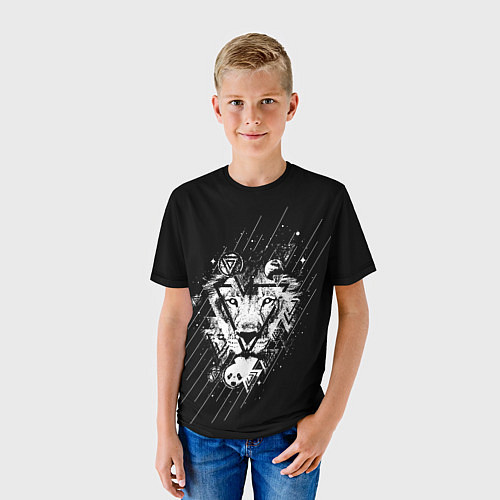 Детская футболка Лев / 3D-принт – фото 3