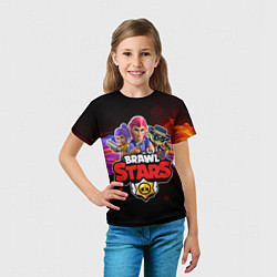 Футболка детская BRAWL STARS, цвет: 3D-принт — фото 2