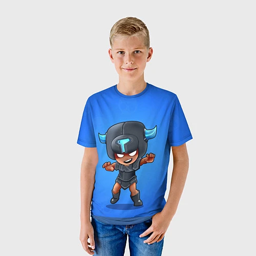 Детская футболка Бравл старс Нита / 3D-принт – фото 3