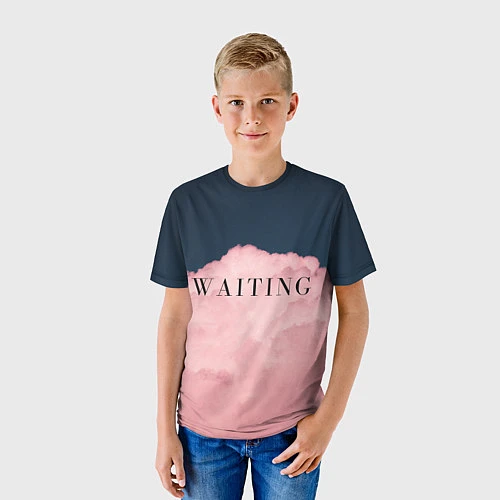 Детская футболка WAITING / 3D-принт – фото 3