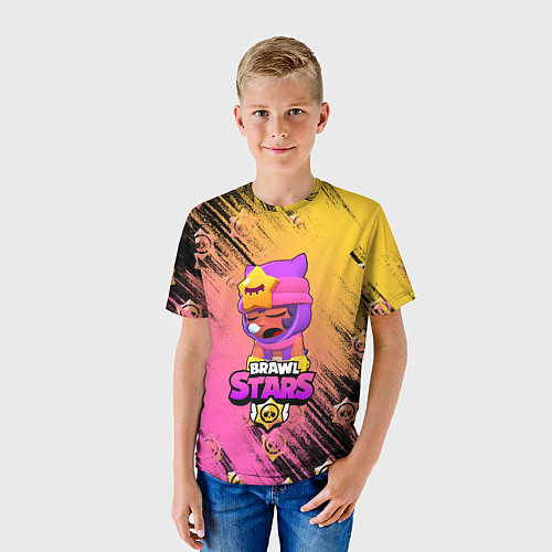 Детская футболка Бравл старс Сэнди / 3D-принт – фото 3