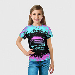 Футболка детская LiL PEEP НА СПИНЕ, цвет: 3D-принт — фото 2