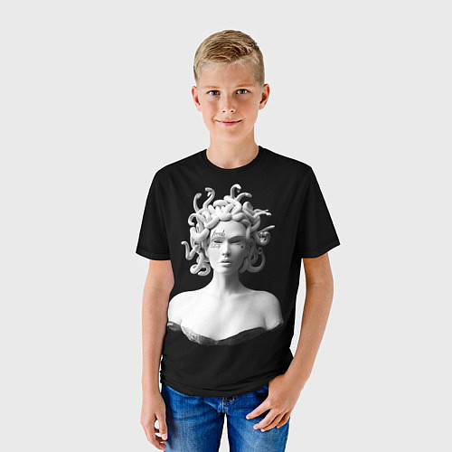 Детская футболка Горгона с татуировками / 3D-принт – фото 3