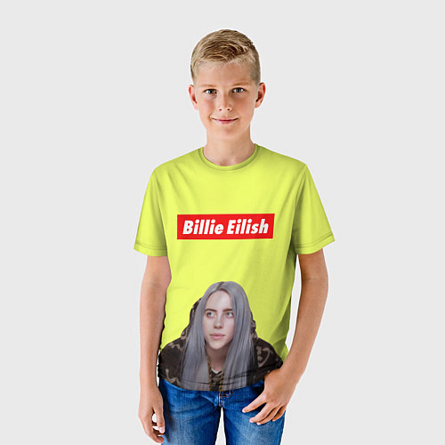 Детская футболка BILLIE EILISH / 3D-принт – фото 3