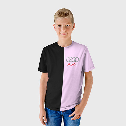 Детская футболка AUDI / 3D-принт – фото 3