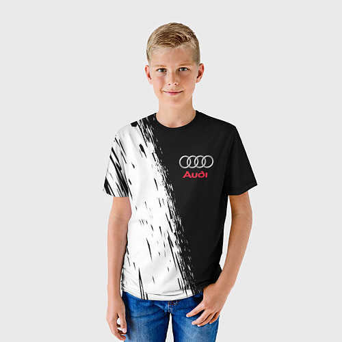 Детская футболка AUDI / 3D-принт – фото 3