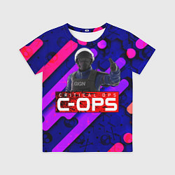 Футболка детская C-OPS, цвет: 3D-принт