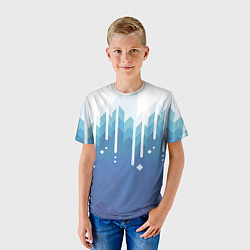 Футболка детская Пиксельные сливки, цвет: 3D-принт — фото 2