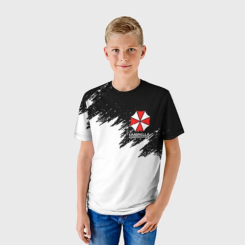 Детская футболка UMBRELLA CORP / 3D-принт – фото 3