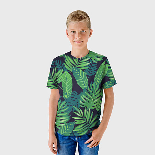 Детская футболка Тропики / 3D-принт – фото 3