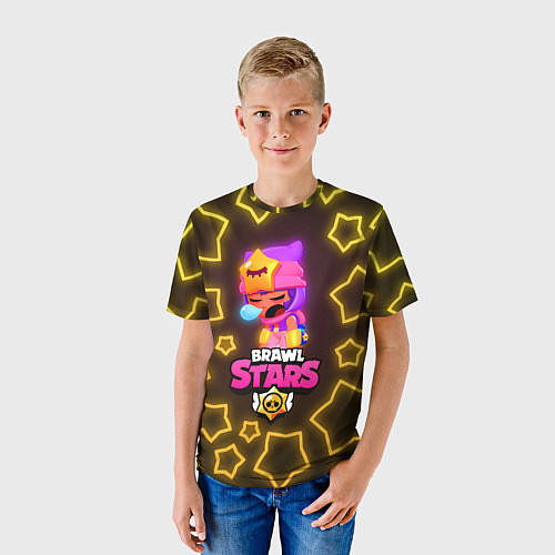 Детская футболка Brawl Stars Sandy / 3D-принт – фото 3