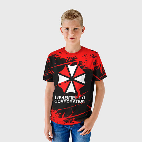 Детская футболка UMBRELLA CORPORATION / 3D-принт – фото 3