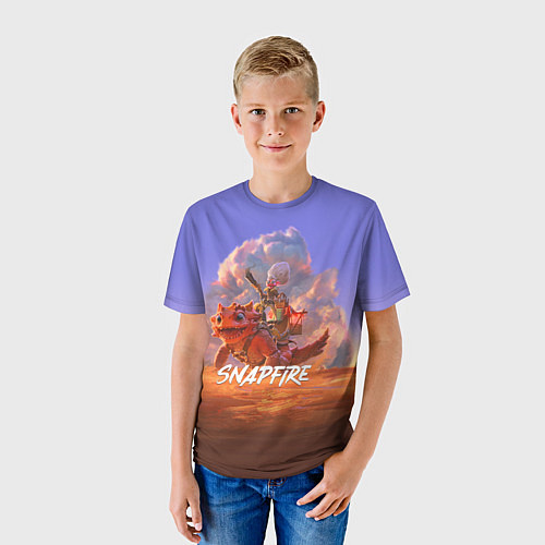 Детская футболка Snapfire / 3D-принт – фото 3
