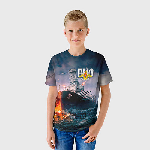 Детская футболка ВМФ / 3D-принт – фото 3
