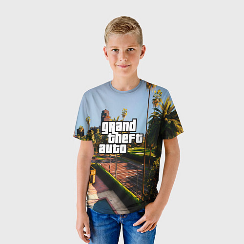 Детская футболка Grand Theft Auto / 3D-принт – фото 3