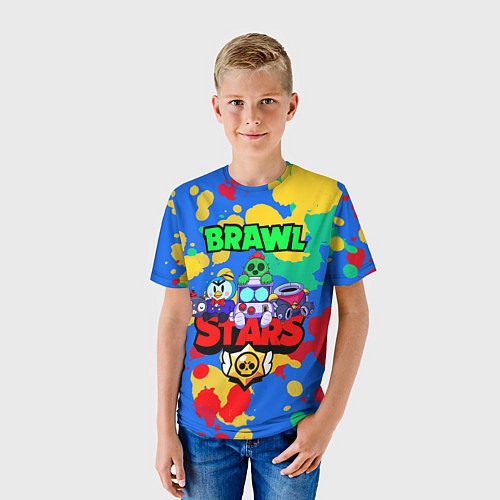 Детская футболка BRAWL STARS 2020 / 3D-принт – фото 3