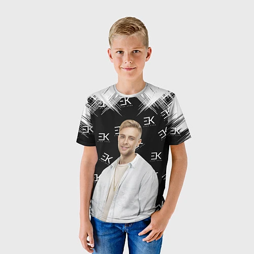 Детская футболка Егор Крид / 3D-принт – фото 3