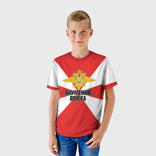 Детская футболка Внутренние Войска / 3D-принт – фото 3