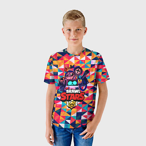 Детская футболка BRAWL STARS:8BIT / 3D-принт – фото 3