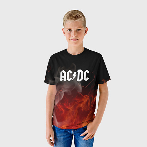 Детская футболка AC DC / 3D-принт – фото 3